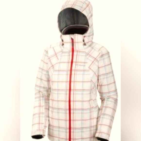 Columbia Plaid Whirlibird Interchangeable Omni Tech Jacket outer layer XL - Picture 1 of 14